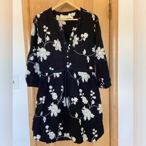 Anthropologie Isabella Sinclair cotton embroidered dress. Size small.